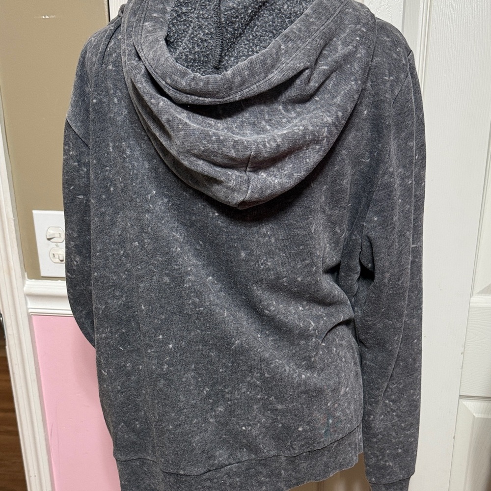 Woman’s grey PINK Jacket with floral design like New. - Picture 4 of 7
